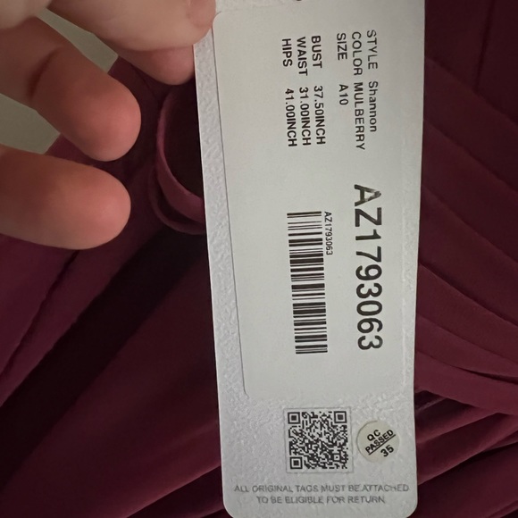 Azazie Shannon Bridesmaid dress - Picture 3 of 3